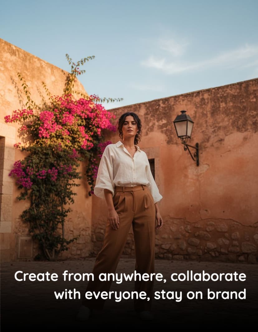 Woman with roses post